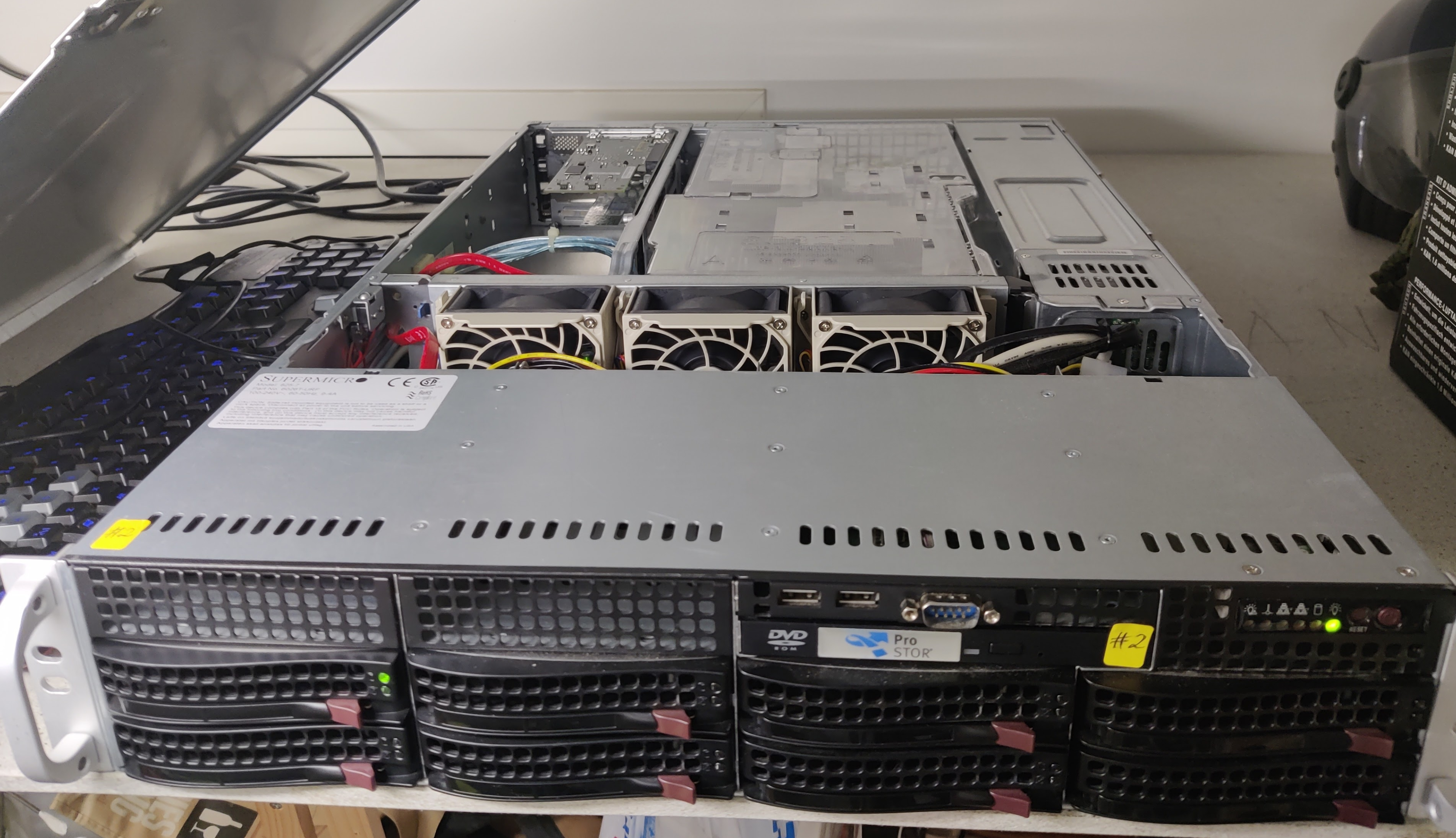 Image of my rack server